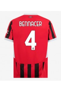 AC Milan Ismael Bennacer #4 Fotballdrakt Hjemme Klær 2024-25 Korte ermer